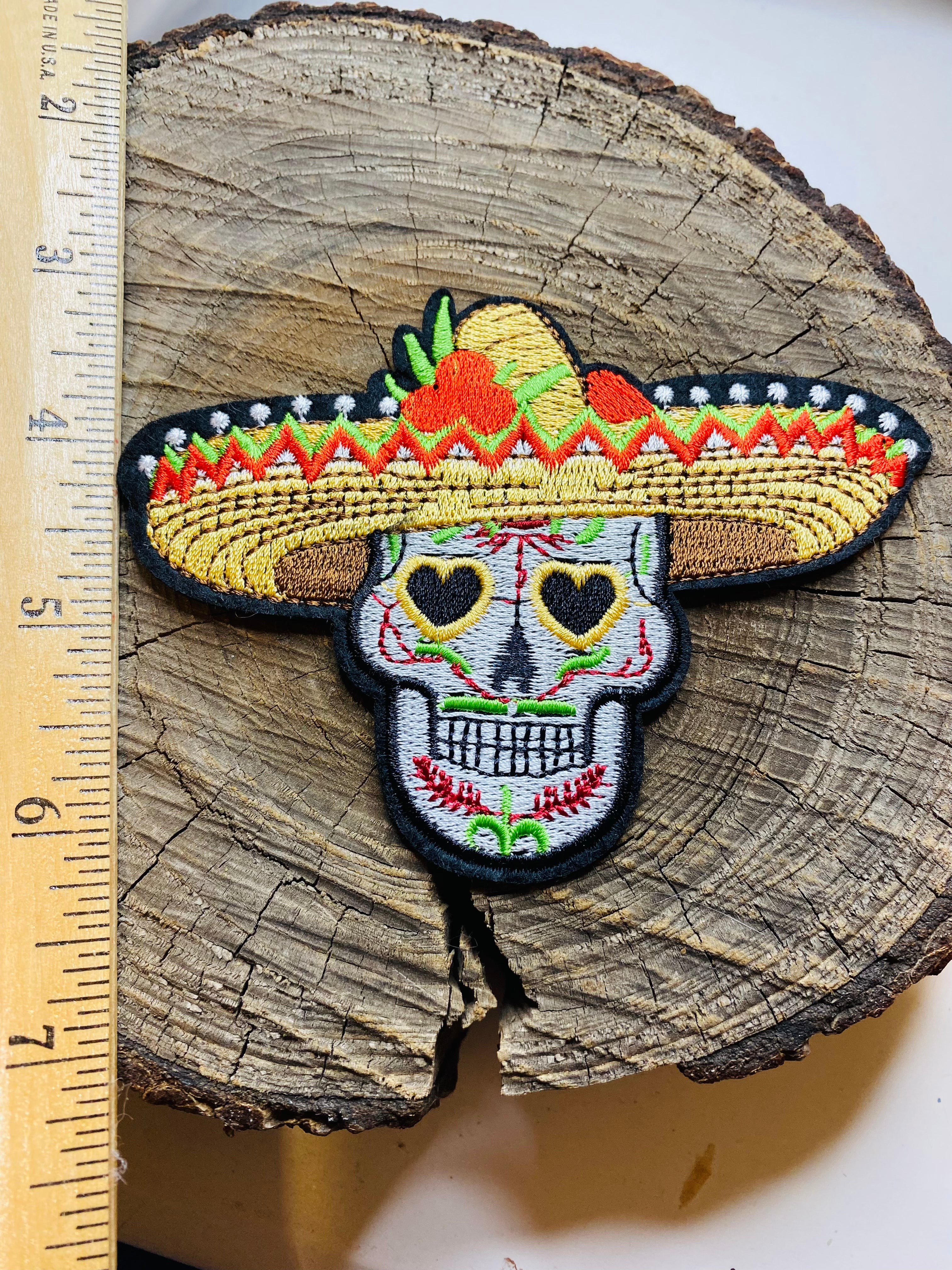 Sombrero Mexican Hat Embroidered Iron on Patch