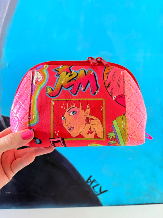 JEM QUILTED CORAL POUCH