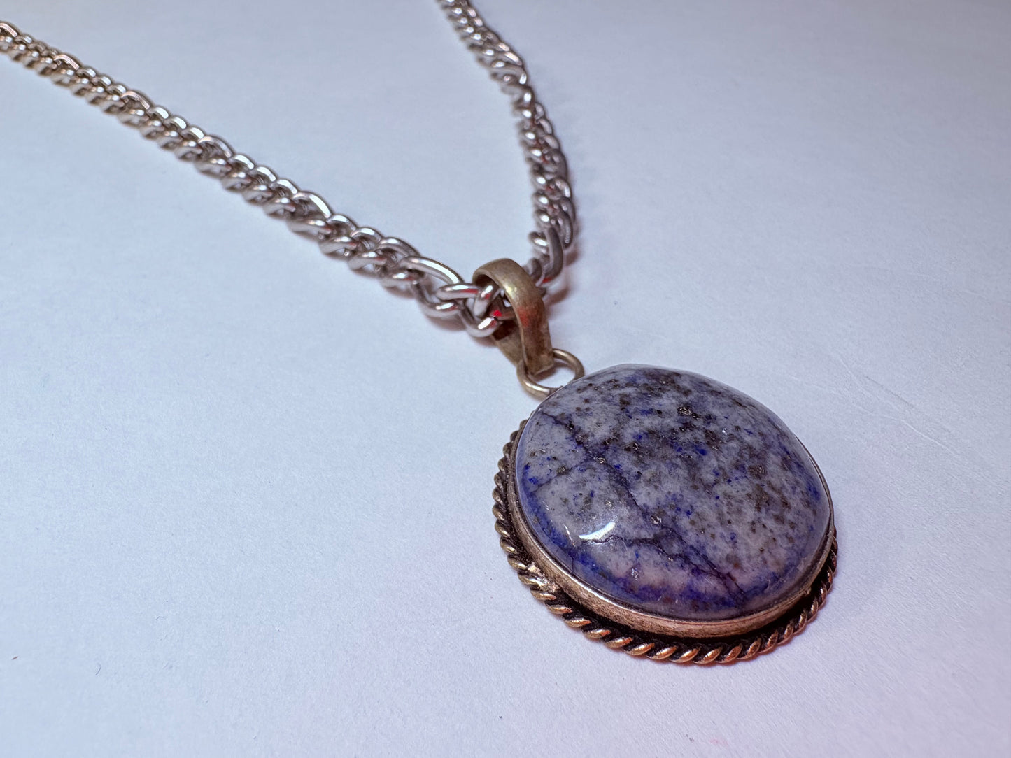 Sodalite unisex necklace