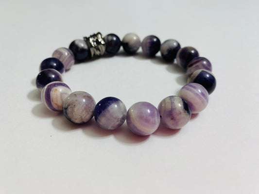 AMETHYST BRACELET 12MM