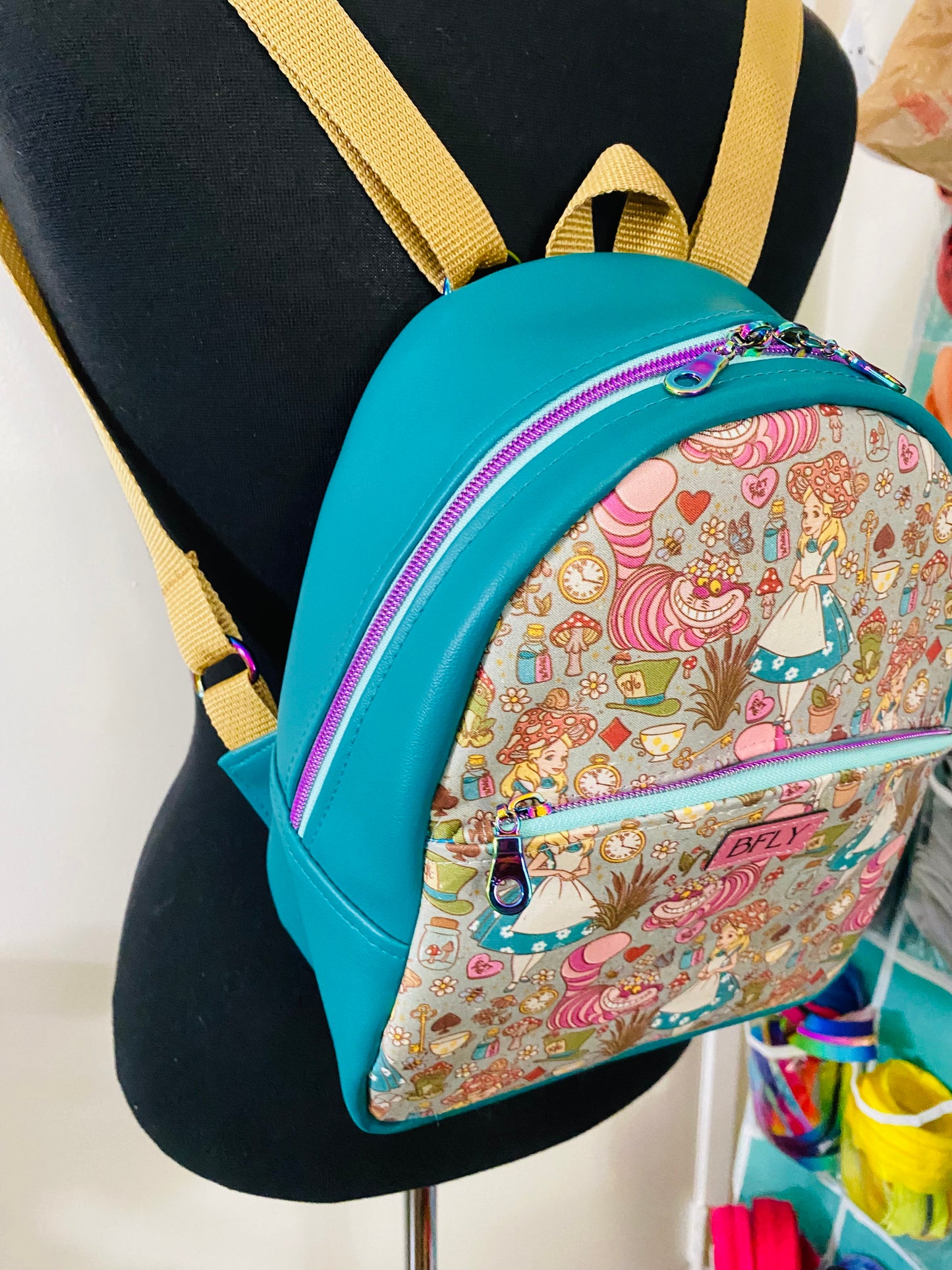 ALICE IN WONDERLAND COTTAGE CORE BACKPACK