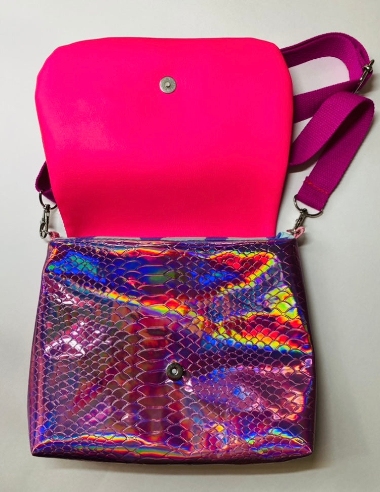 Jem and the holograms crossbody bag with adjustable strap