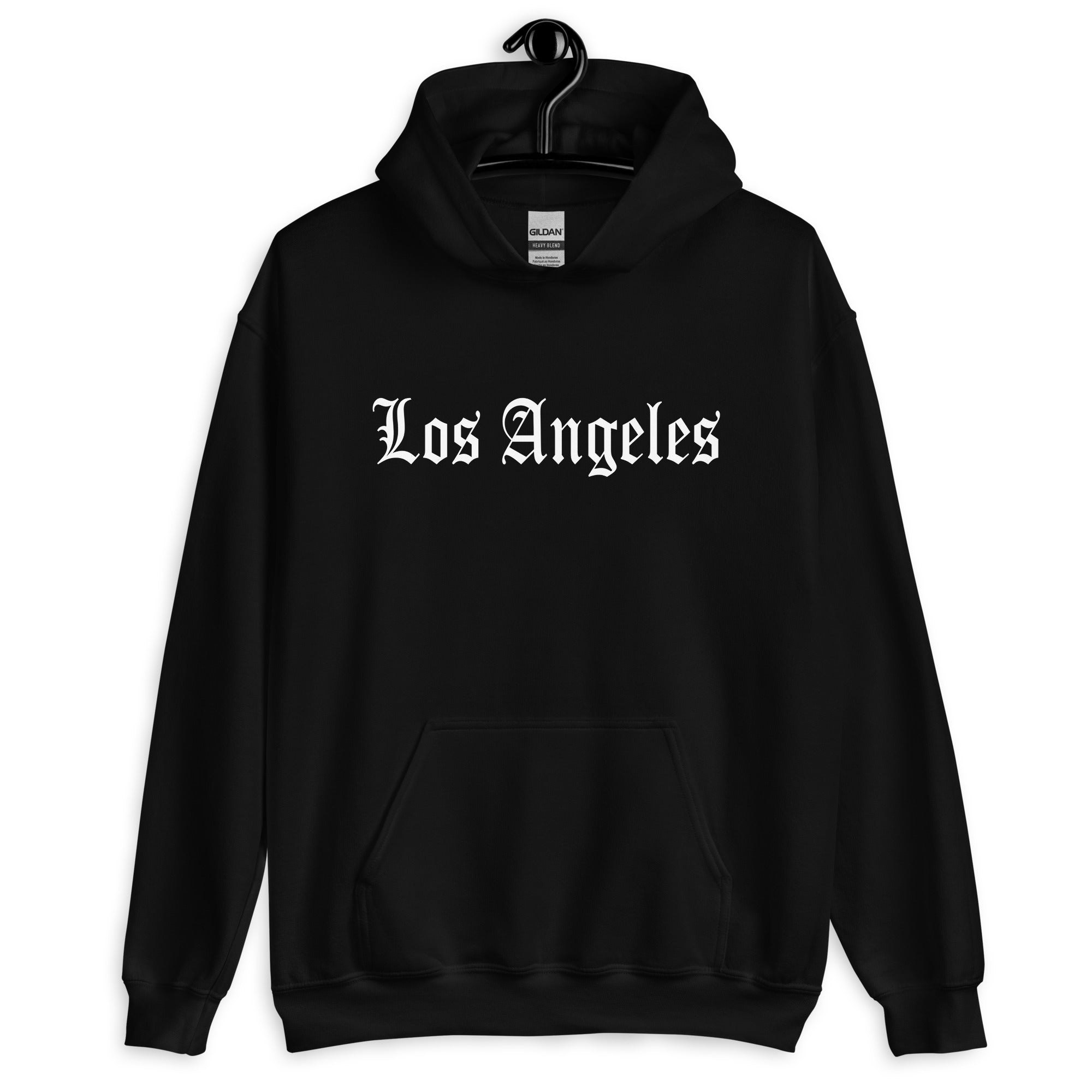 Bfly Los Angeles Old English Hoodie Large / Black